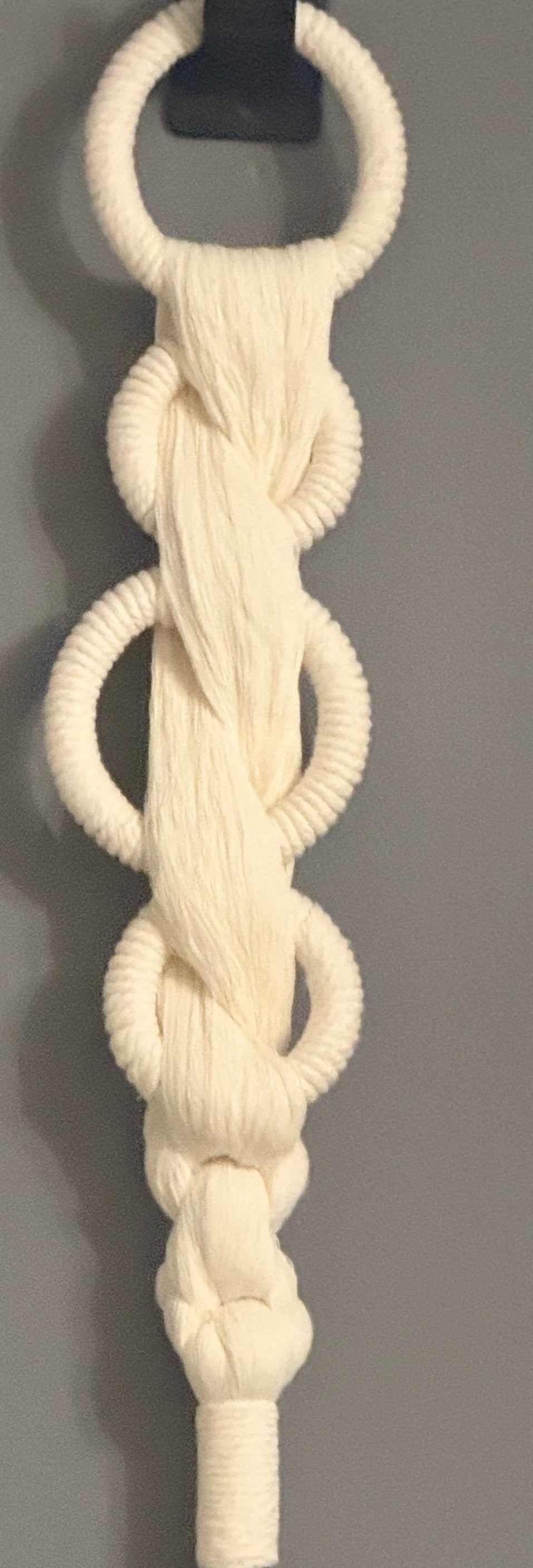 4 ring macrame wall hanging