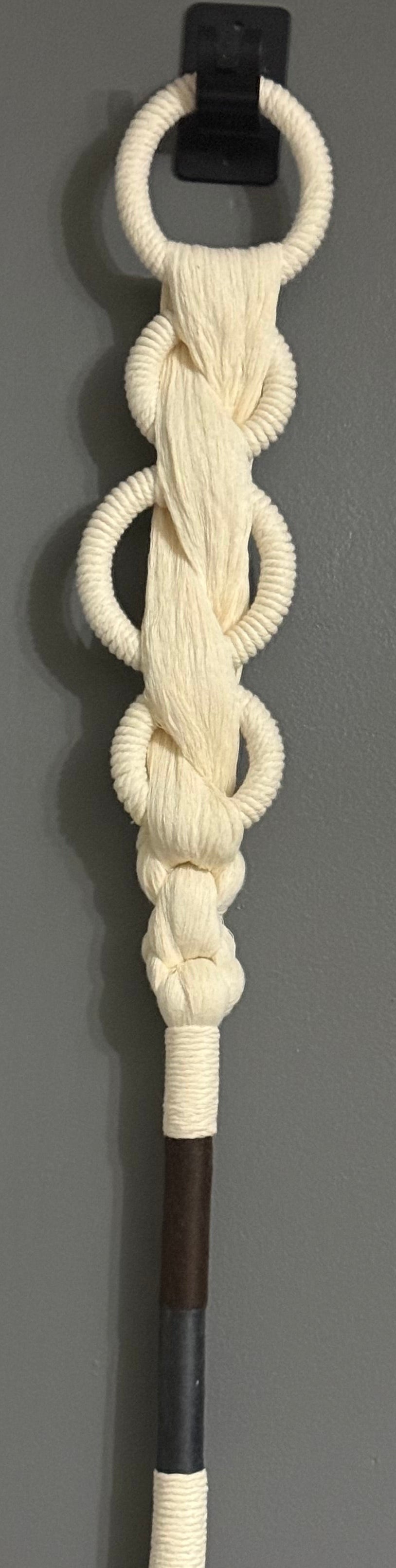 4 ring macrame wall hanging